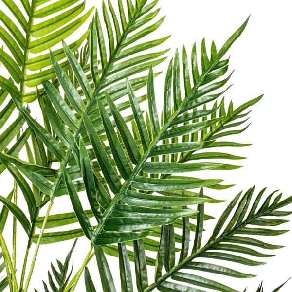 Real-touch artificial fern plant crafted from high-quality fabric for a realistic look.