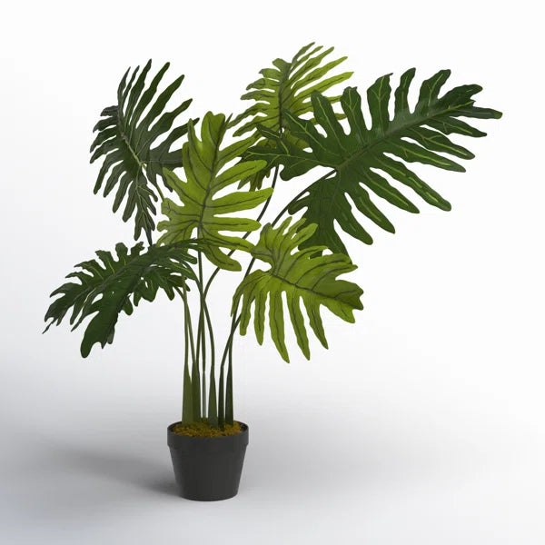 Artificial philodendron plant adding a tropical touch to any space