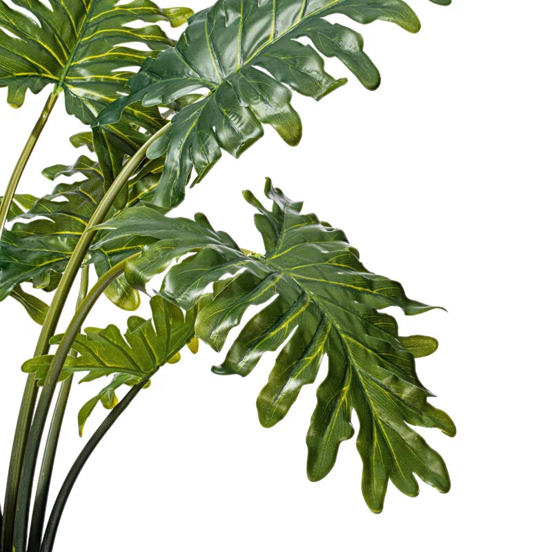 Modern Artificial Split Philodendron for Stylish Indoor Greenery