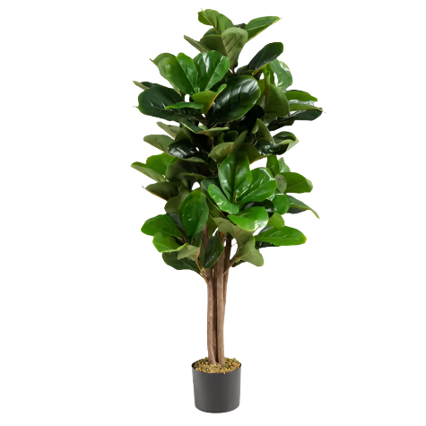 5 Ft Tangkula 4Ft Fiddle Leaf Fig Tree Artificial Greenery Plant Home Office Decoration – perfect for modern home decor
