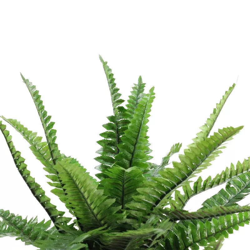 1.5 Ft Northlight Potted Artificial Green Boston Fern Plant - 17.5" – lifelike tropical plant alternative