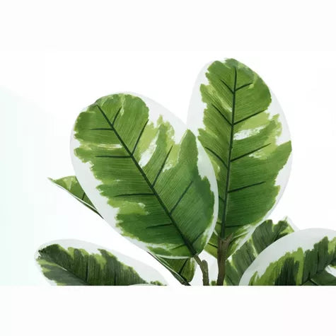 3 Ft Monarch Specialties Artificial Plant 27 inch Tall Rubber Indoor Faux Fake Table Greenery Potted Real Touch Decorative Green Leaves Black Pot – lifelike tropical plant alternative