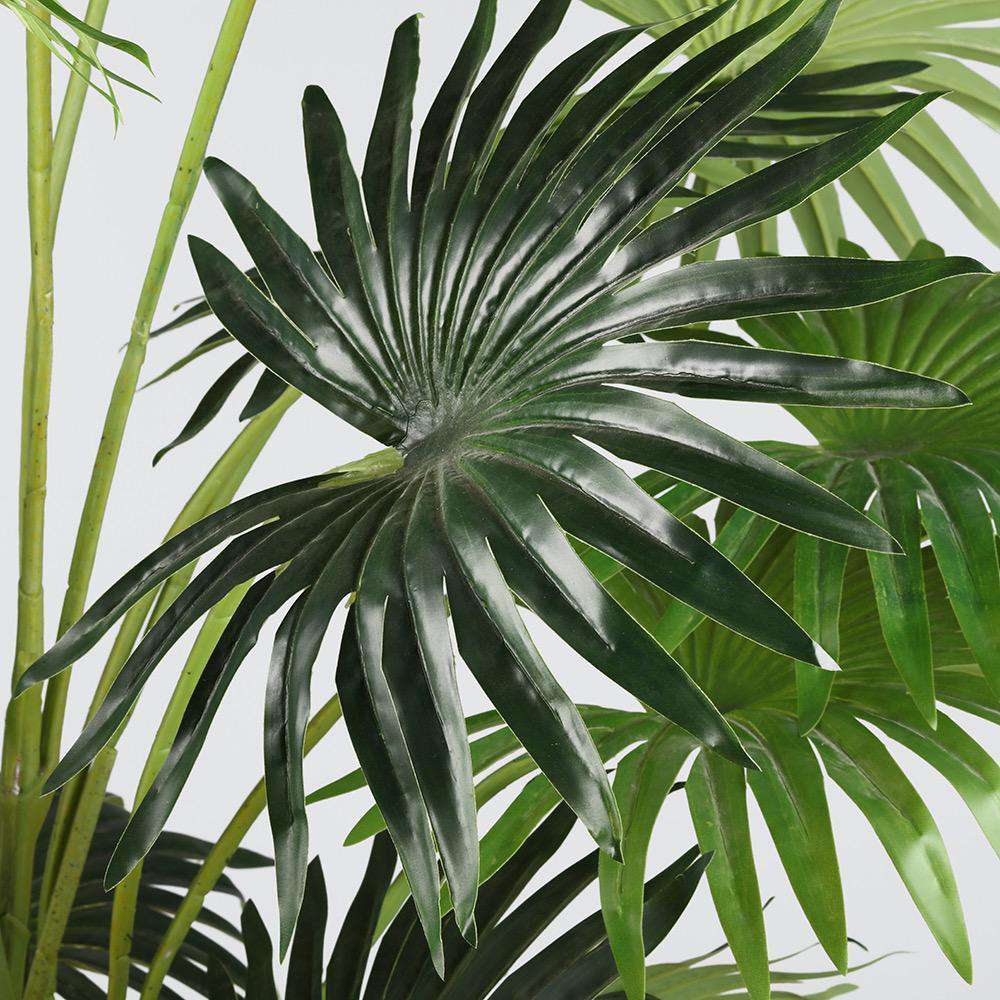4 Ft Nino Artificial Fan Palm Potted Plant 51&