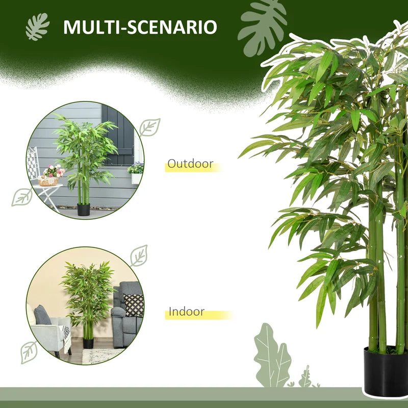 Elegant Artificial Bamboo Tree with dense green foliage