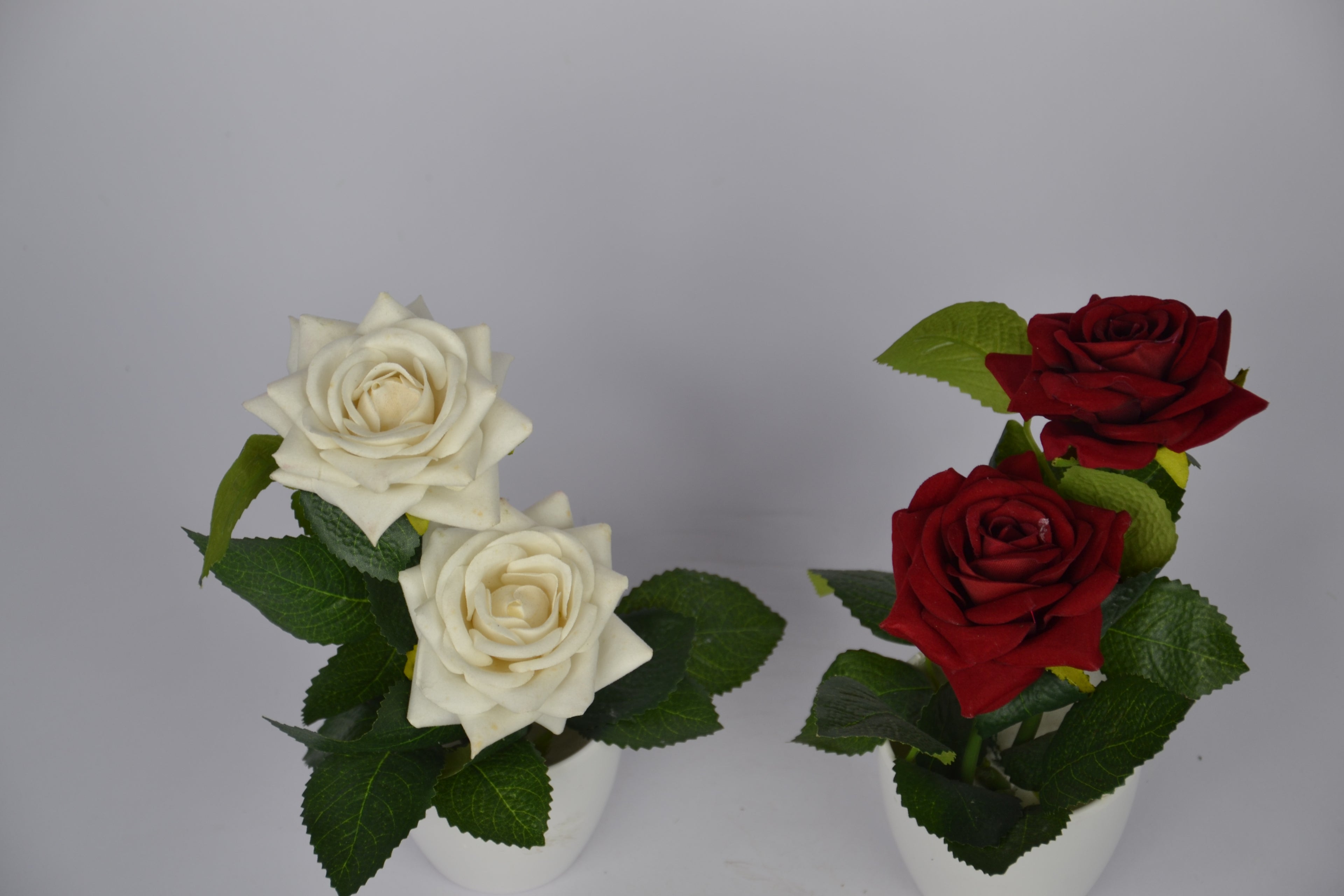 Realistic faux rose bouquet for home or office décor