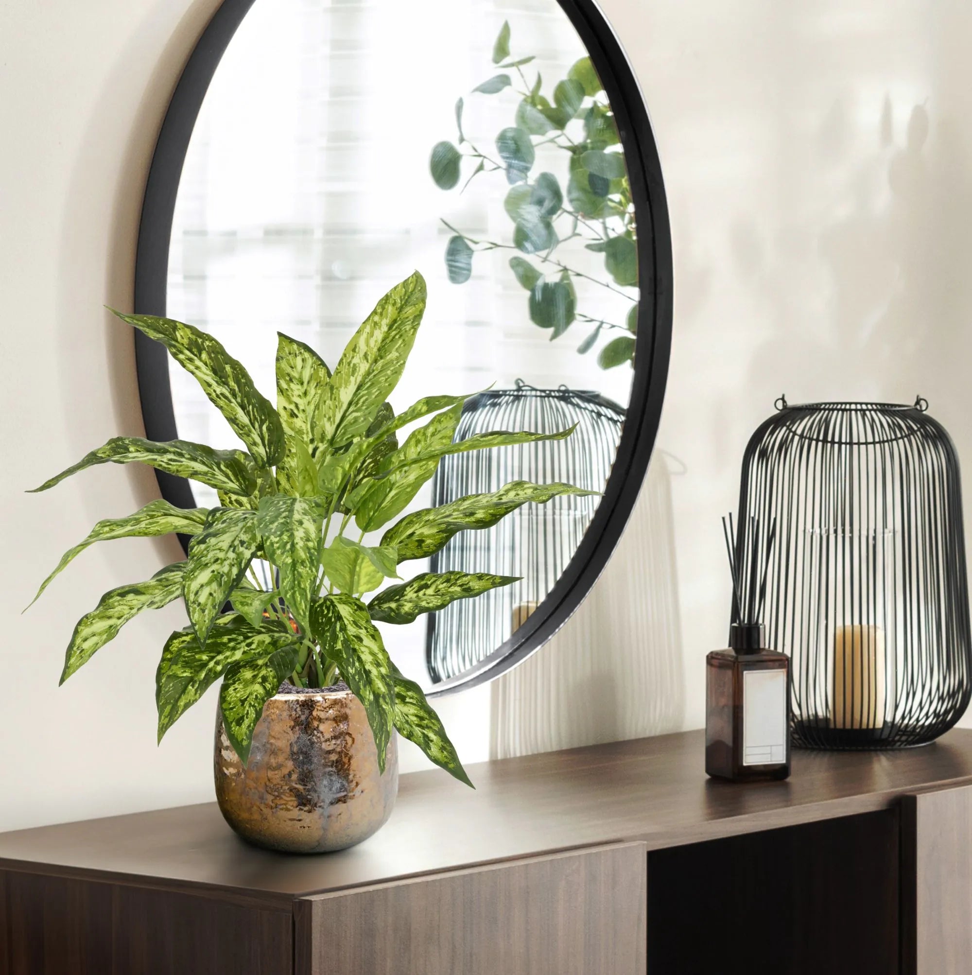 1 Ft Artificial Aglaonema N Plant 40cm – tropical look without the upkeep