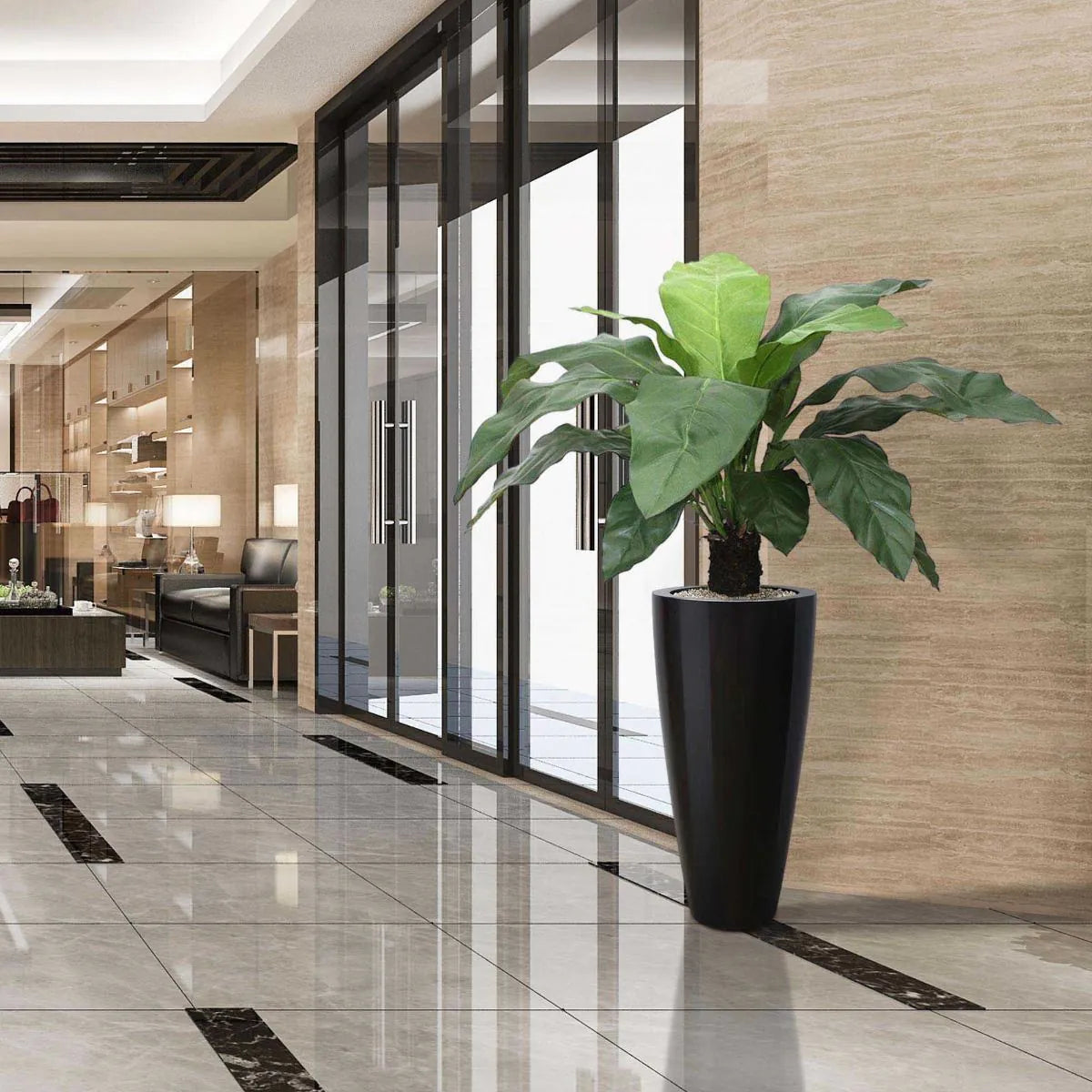 Stylish 3 Ft artificial Anthurium plant – ideal for homes, offices, and patios