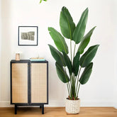 6 Ft Artificial Travelers Palm Plant-Lifelike Faux Tropical Indoor Plant 6ft Luxiplant