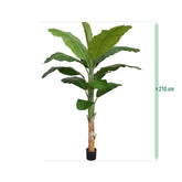 6 Ft Faux Banana Royal 210cm tree – premium artificial houseplant design
