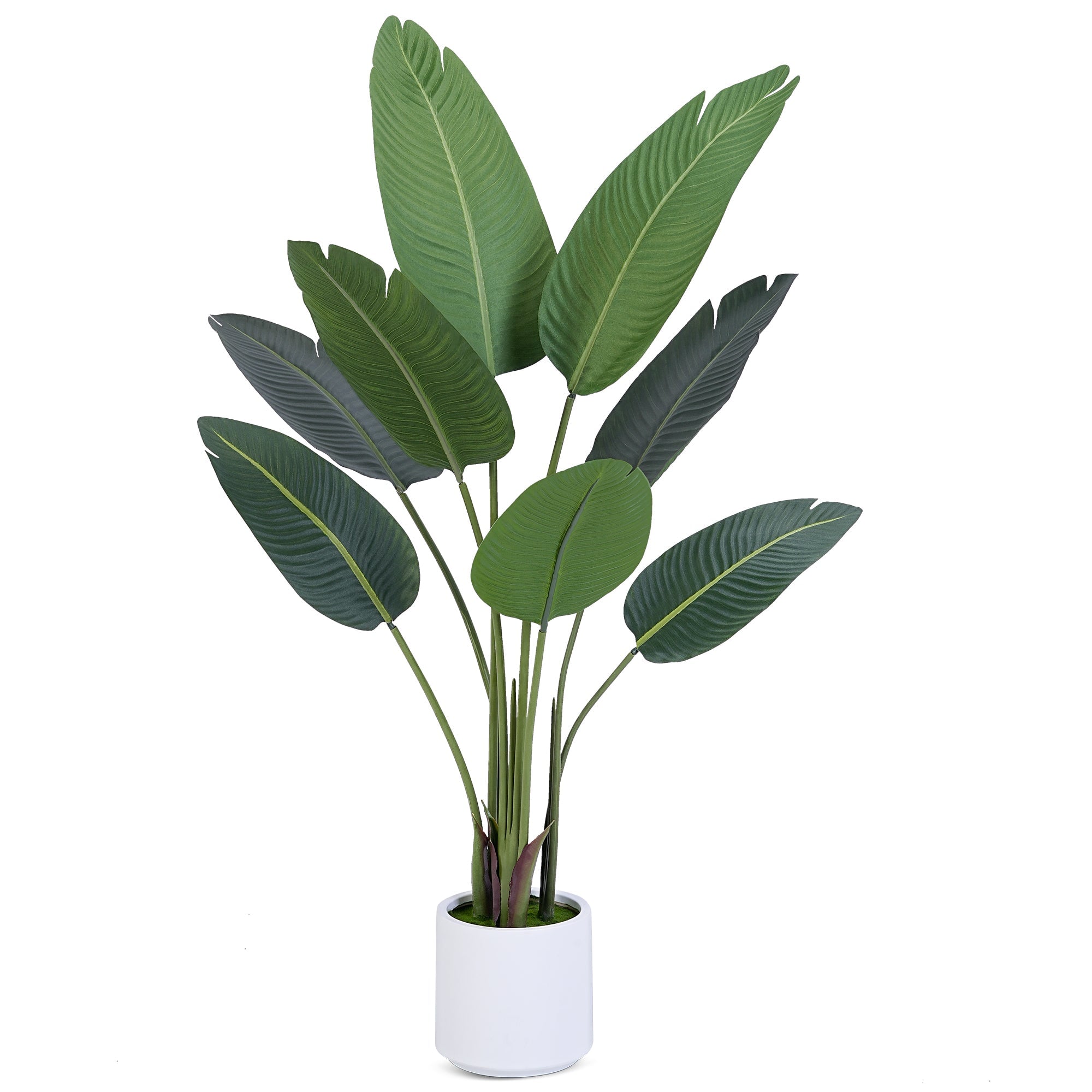 4 Ft Artificial Tropical Palm Plant-Lifelike Faux Greenery for Home & Office 4ft Luxiplant