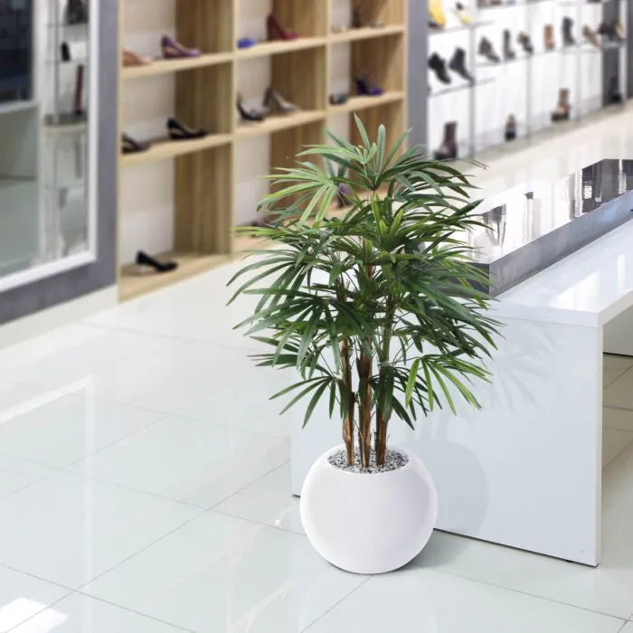 4 Ft Artificial Rhapis Palm – Premium Deluxe Fake Palm – premium artificial houseplant design