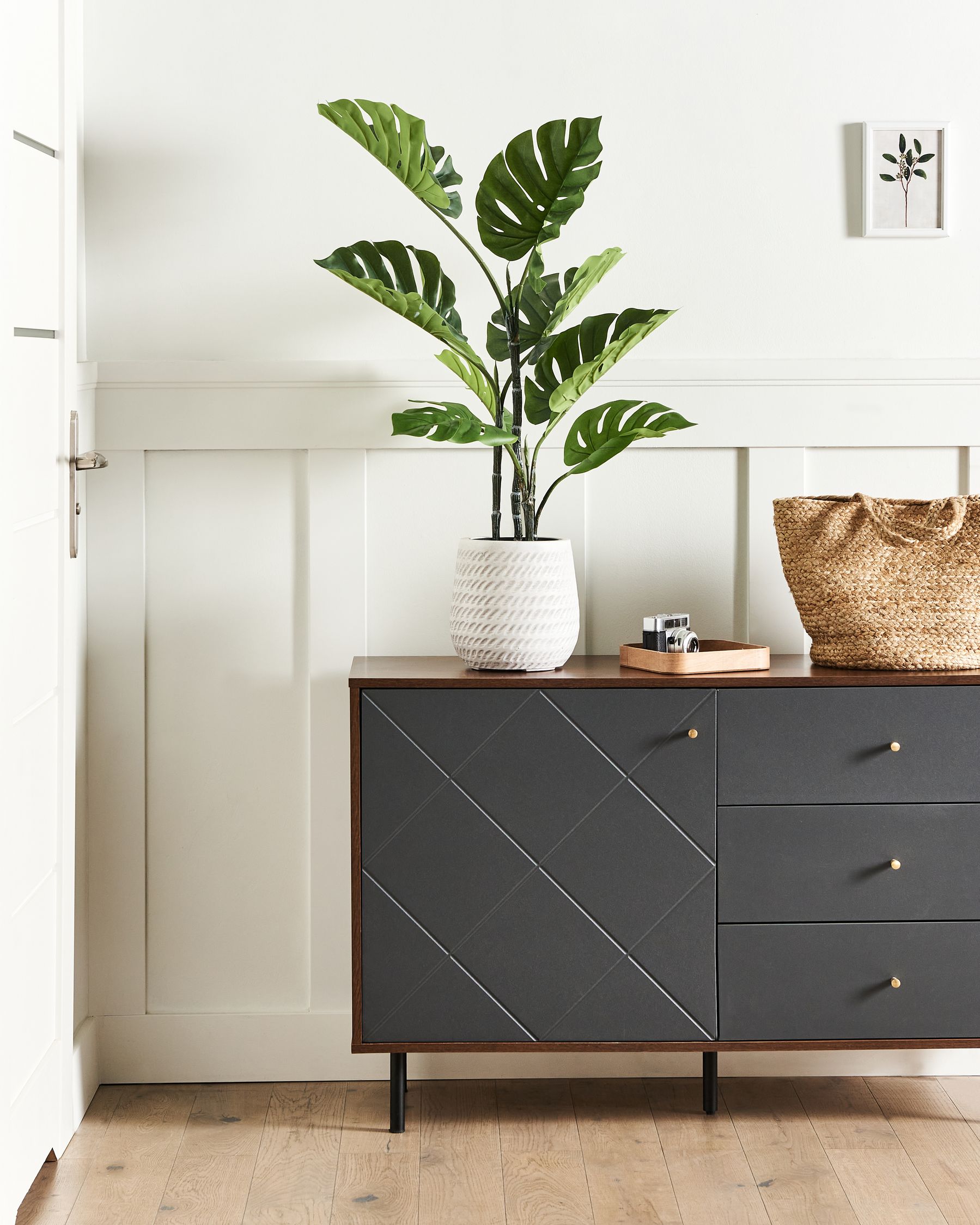 4 Ft Artificial Monstera Plant (Without Pot) – styled for modern home interiors