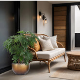 Realistic 3 Ft faux Philodendron Xanadu – perfect for home and office decor
