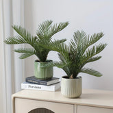 Elegant 2 Ft faux Fern potted plant for a natural, green touch indoors
