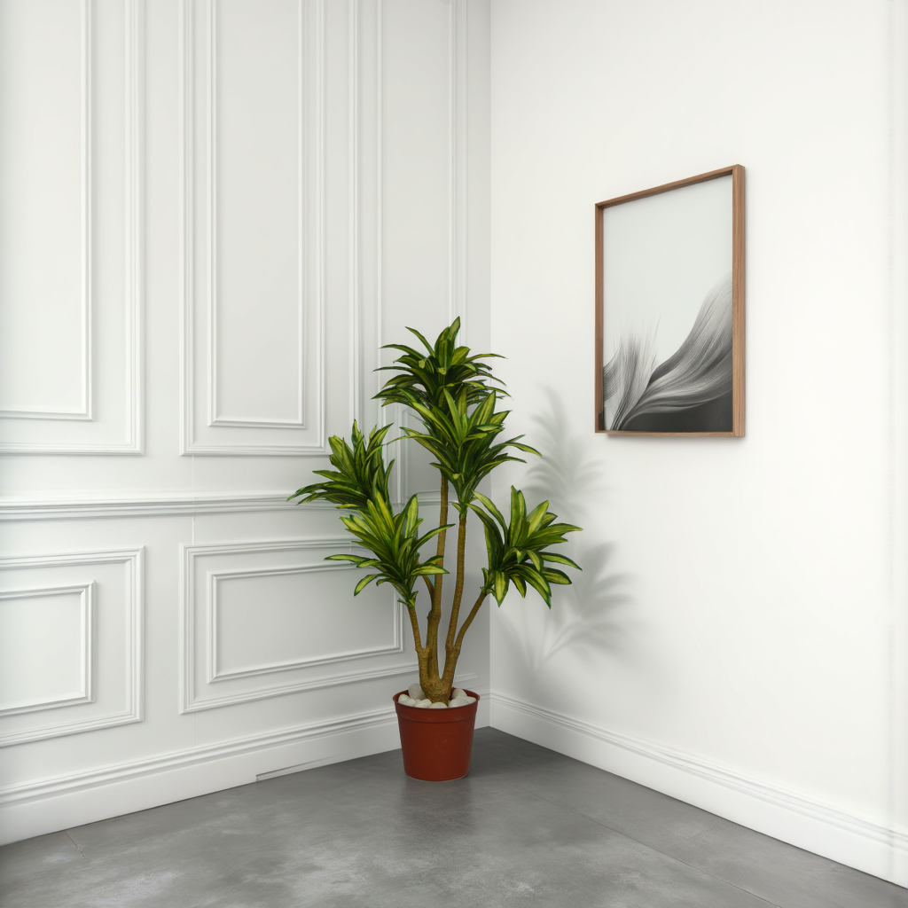 3 Ft Artificial Dracaena – Elegant Faux Greenery for Indoor and Outdoor Use – Instantly Brightens Any Corner