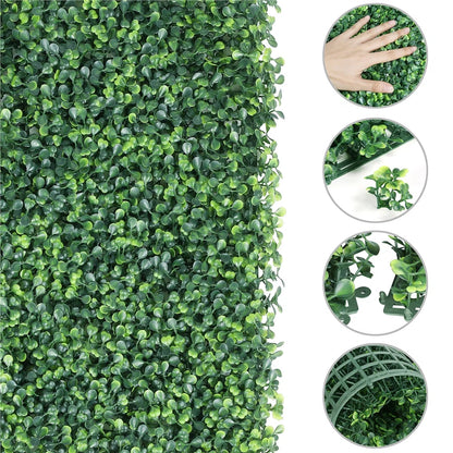 Artificial Boxwood Wall Plant 50x50 cm – Lush Greenery for Indoor &amp; Outdoor Privacy &amp; Wall Decor