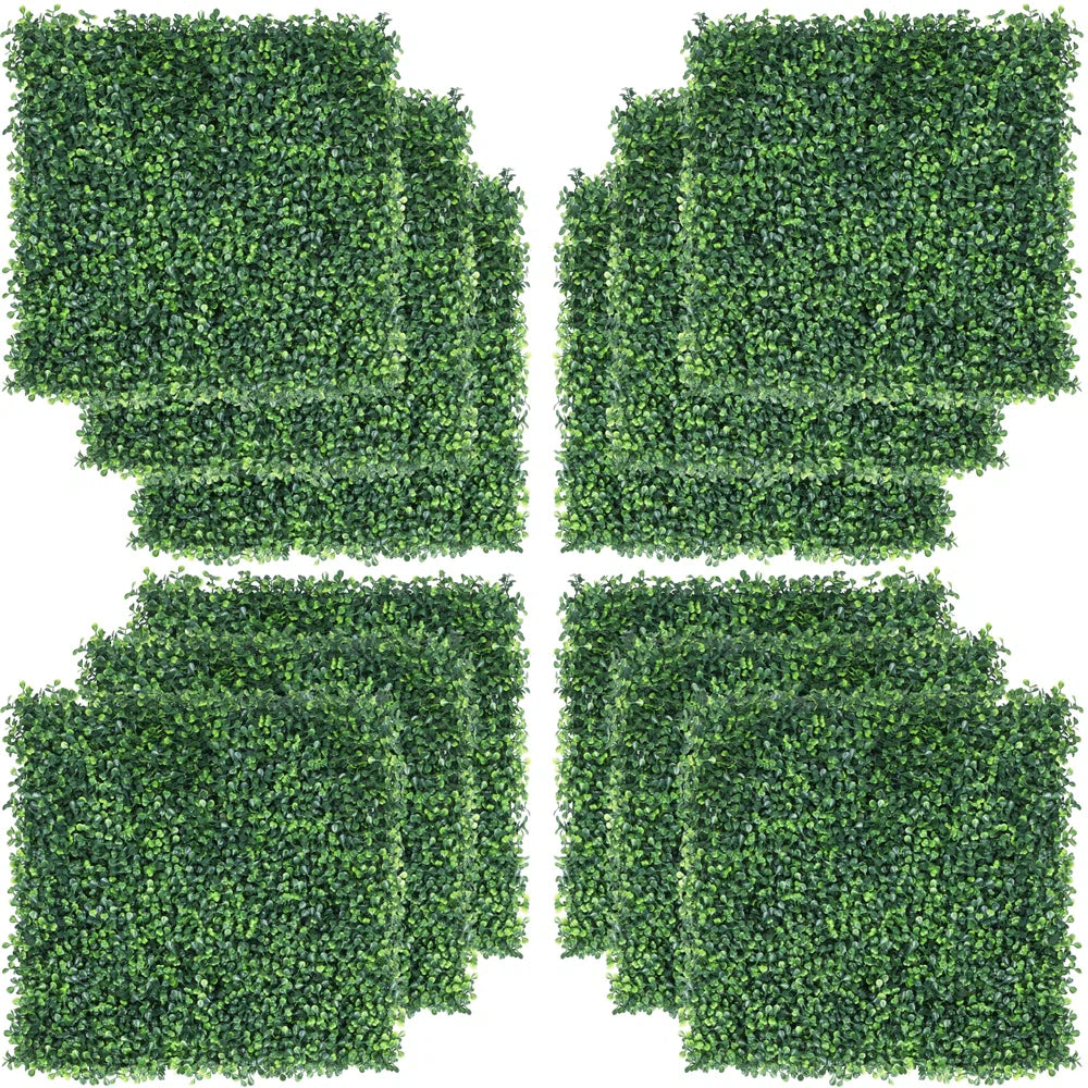 Artificial Boxwood Wall Plant 50x50 cm – Lush Greenery for Indoor &amp; Outdoor Privacy &amp; Wall Decor