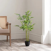 3 Ft Artificial Bamboo Tree in Black Plant Pot – perfect for modern home decor