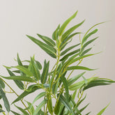 3 Ft Artificial Bamboo Tree in Black Plant Pot – lifelike tropical plant alternative