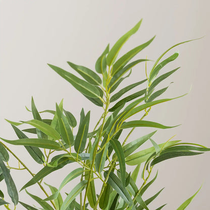 3 Ft Artificial Bamboo Tree in Black Plant Pot – lifelike tropical plant alternative