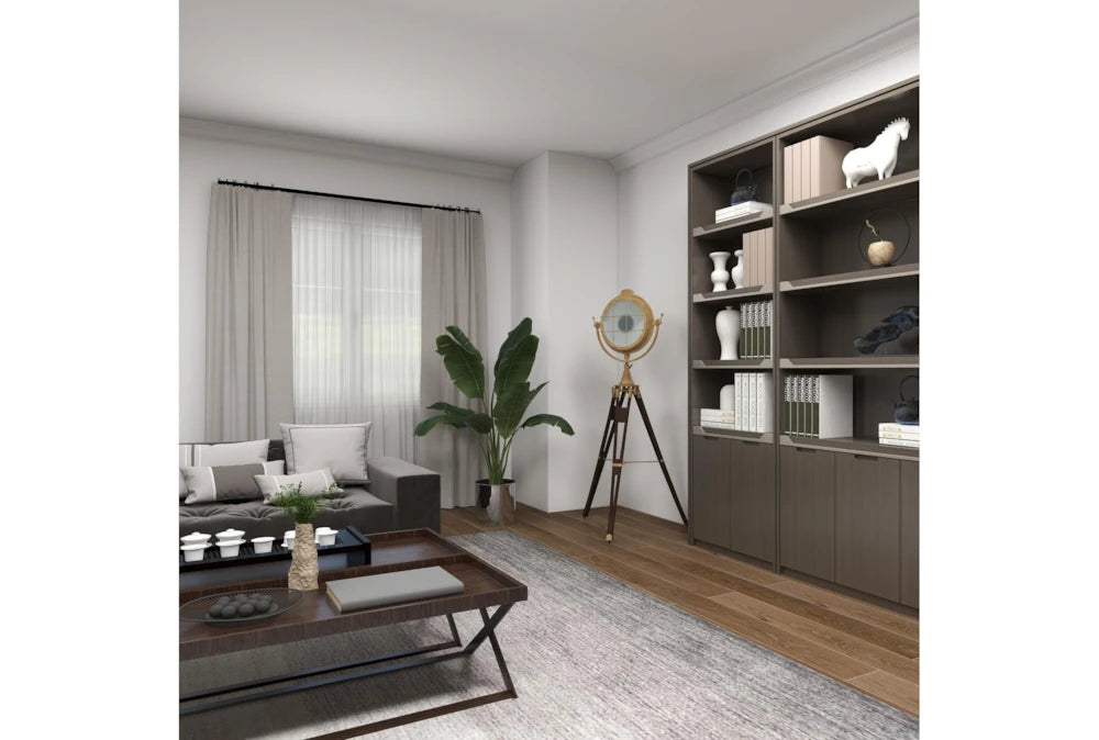 Realistic Faux Banana Leaf Plant with Soft-Touch Green Leaves