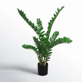 Lifelike soft-touch fabric faux plant with a natural look