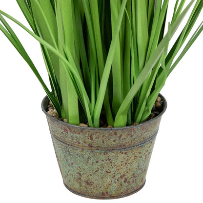 2ft artificial grass plant without pot, offering maintenance-free greenery 