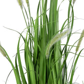 Close-up of Faux Onion Grass Plant showcasing its realistic texture