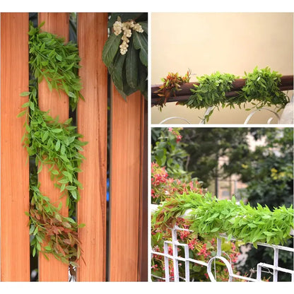 3.5 Ft Faux Eucalyptus Hanging Vines (Set of 6) – Cascading Artificial Greenery for Wall, Arch &amp; Event