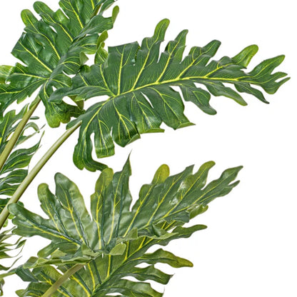 Soft-touch artificial philodendron plant, designed to bring effortless elegance to any setting.