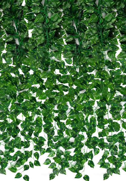 Artificial Ivy Garland – 144 Ft (24- pack)Greenery Vines for Wall, Bedroom, Wedding &amp; Jungle Theme Party