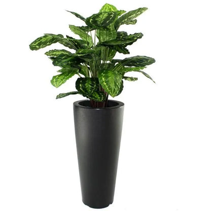 Lush 2.5 Ft artificial Calathea plant – a maintenance-free indoor beauty
