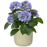 2 Ft Artificial Hortensia bush 40cm blue – perfect for modern home decor