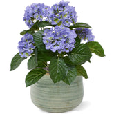 2 Ft Artificial Hortensia bush 40cm blue – enhances any living space naturally