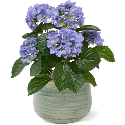 2 Ft Artificial Hortensia bush 40cm blue – enhances any living space naturally
