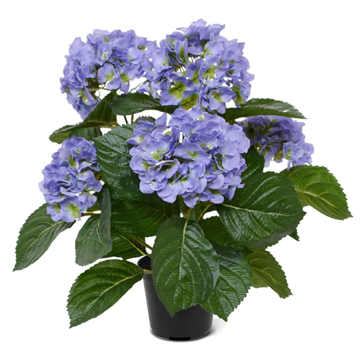 2 Ft Artificial Hortensia bush 40cm blue – lifelike tropical plant alternative