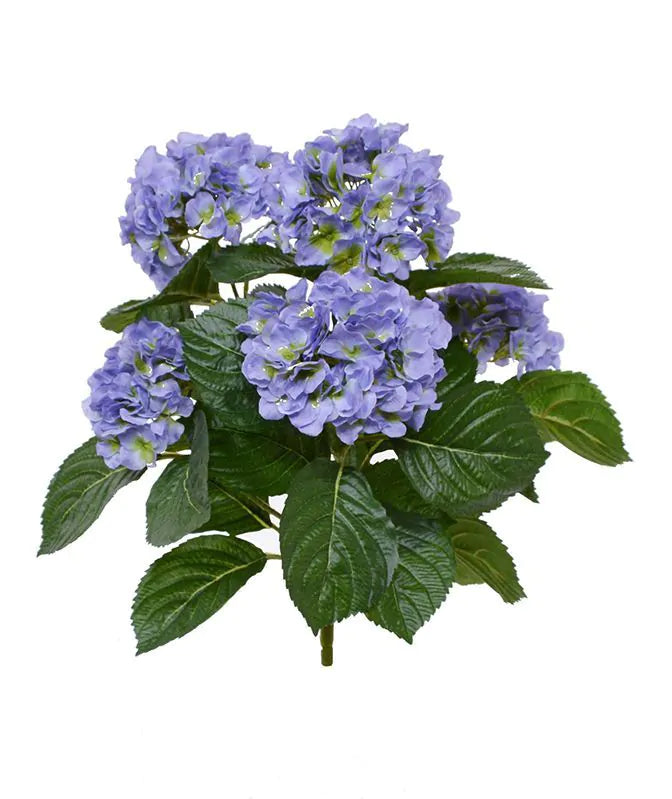 2 Ft Artificial Hortensia bush 40cm blue – adds a lush green touch to interiors