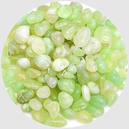 Parrot Green Onyx Pebbles – Glossy Decorative Stones for Aquarium, Garden &amp; Home Decor