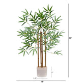 2 Ft Artificial Indoor Bamboo Tree – tropical accent for home or office decor