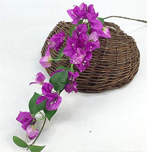 Artificial Purple Bougainvillea Flower Stems – Lifelike Faux Branches for Home, Garden &amp; Event Decor