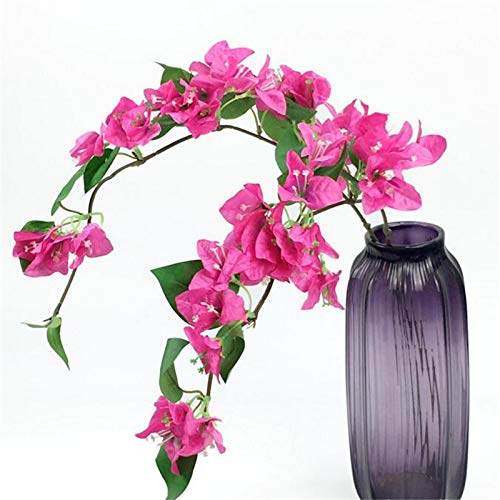 Artificial Climbing Bougainvillea Flower Branch – Lifelike Faux Bougainvillea Tree Stem for Home, Garden &amp; Event Decor