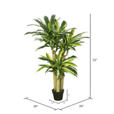 Decorative Faux Dracaena Plant – Elegant and Lush Greenery