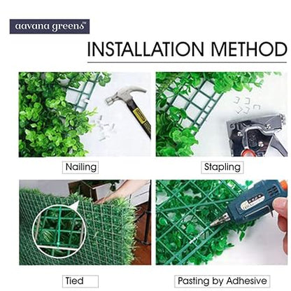 Artificial Wall Grass Panel – 50x50x5 cm Vertical Garden for Home &amp; Office Décor | 100% UV-Protected for Indoor &amp; Outdoor Use