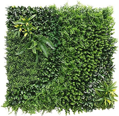 Artificial Boxwood Wall Panel – 100x100 cm Faux Ivy Privacy Screen for Indoor &amp; Outdoor Wall &amp; Fence Décor