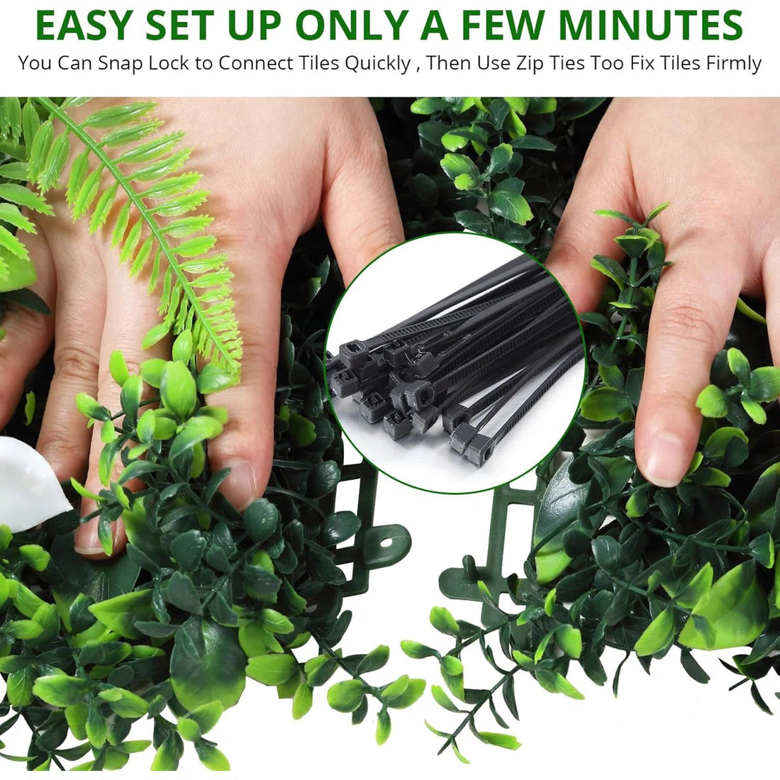 Grass Wall Panels – 20x20 inch Artificial Hedge Wall Panels for Indoor &amp; Outdoor Greenery Decor