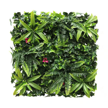 50x50 cm Artificial Ivy Boxwood Hedge Panel – 1pc Faux Privacy Fence for Garden, Backyard &amp; Outdoor Wall Décor