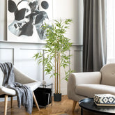 Lush green artificial bamboo plant ideal for patios and balconies