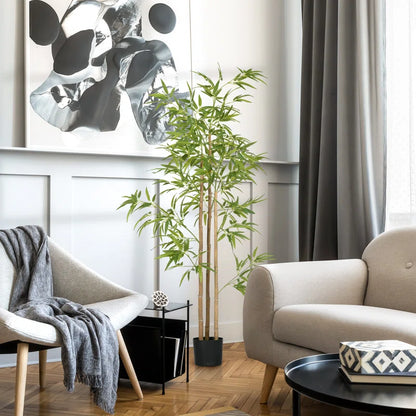 Lush green artificial bamboo plant ideal for patios and balconies