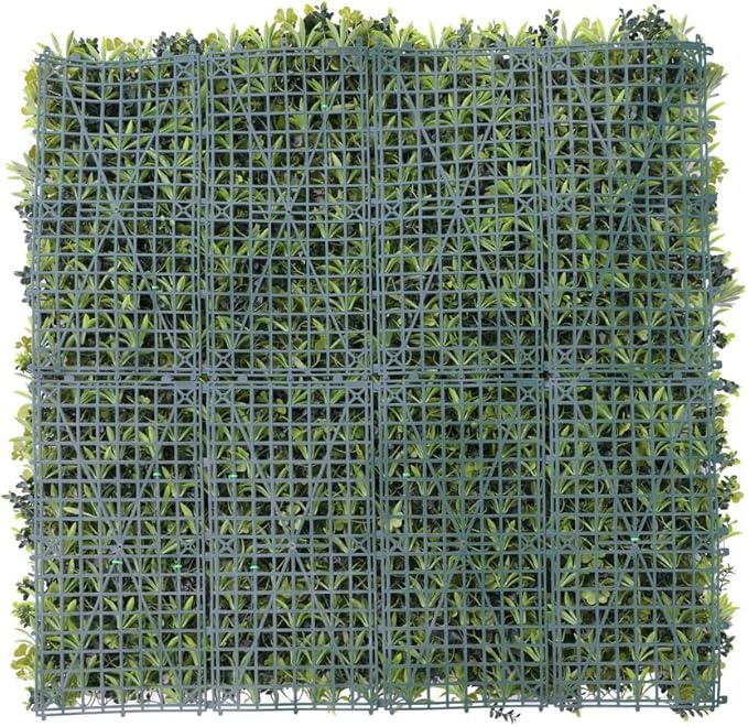 Luxury White Oasis Artificial Vertical Garden Wall Panels – Premium Indoor &amp; Outdoor Plant Wall Décor with Highly Durable Greenery