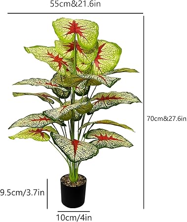 4 Ft Artificial Dracaena Tree 4ft Tall Faux Dracaena Plants Fake Silk Fragrans Tree with Pot for Living Room Floor Indoor Outdoor Office Home Decor Gift for Housewarming | Faux Plant for Home &amp; Office Decor – ideal for indoor botanical themes